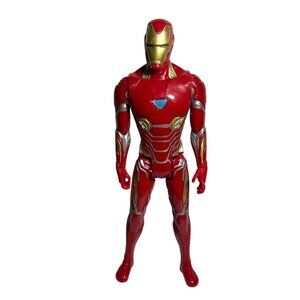 Iron Man Action Figure 12" Poseable Red & Gold Design Marvel Hasbro 2017